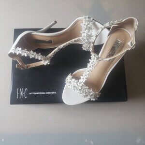 INC International Concepts' White High Heel-Women's Shoe's Size 8.5 with BOX
